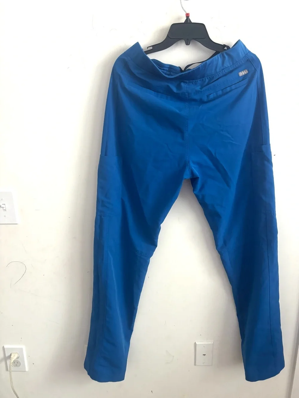 Figs Tall Men’s Pants Axim Cargo Scrub LT Royal Blue Doctor Nurse Dentist